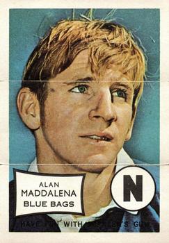 1970 Scanlens - Pin-Ups #NNO Alan Maddalena Front